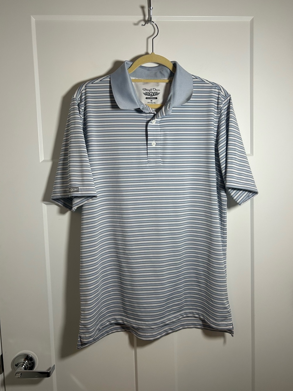 Straight Down golf Performance Polo Shirt - Size Medium golf polo